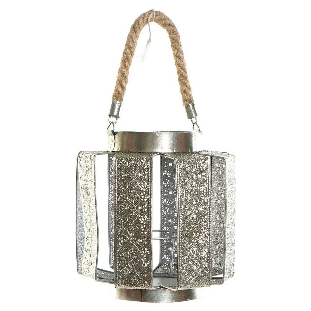 DKD Home Decor Pot à Bougie Argenté