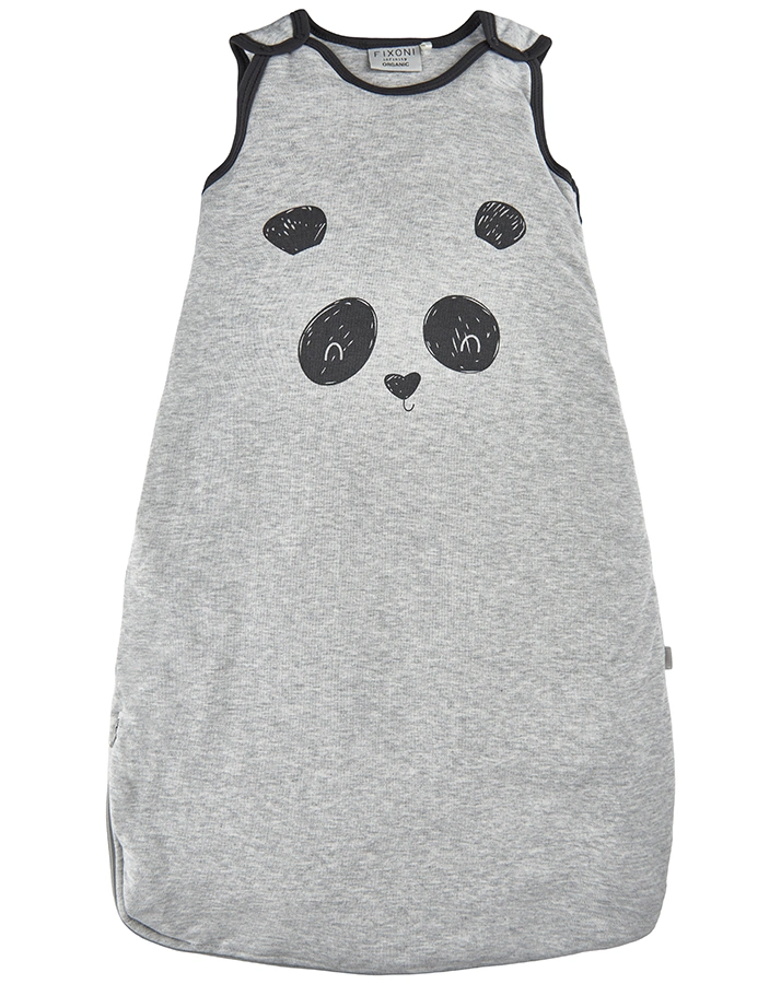 Schlafsack INFINITY SLEEPINGBAG – PANDA in grey melange