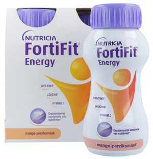 Nutricia Fortifit Energy Mango/Perzik 4ST