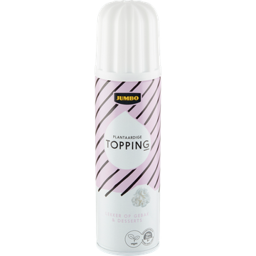 Jumbo Plantaardige Topping variatie op Slagroom 250 g