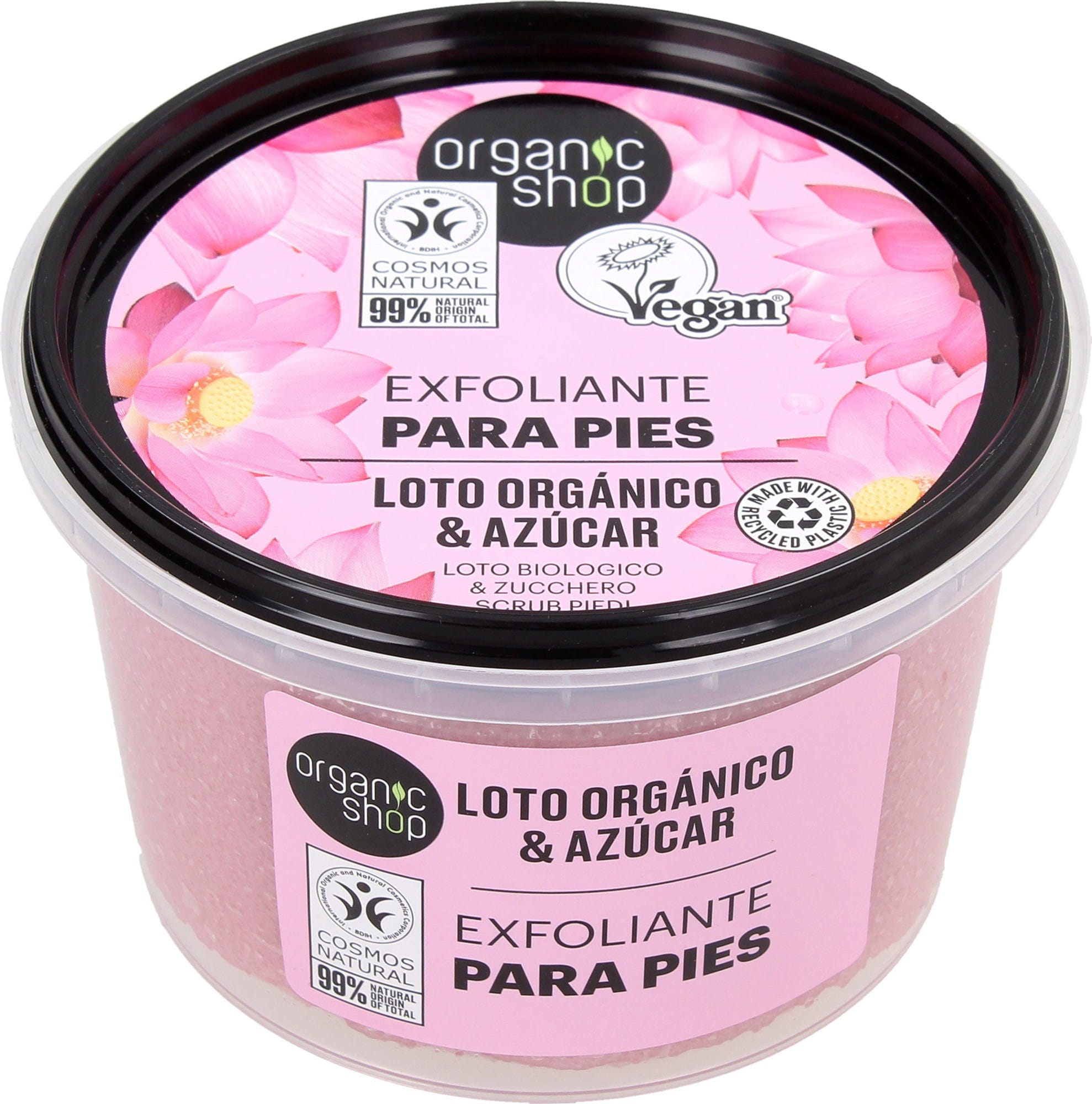 Organic Shop  Foot Scrub Sugar & Lotus, 280 ml