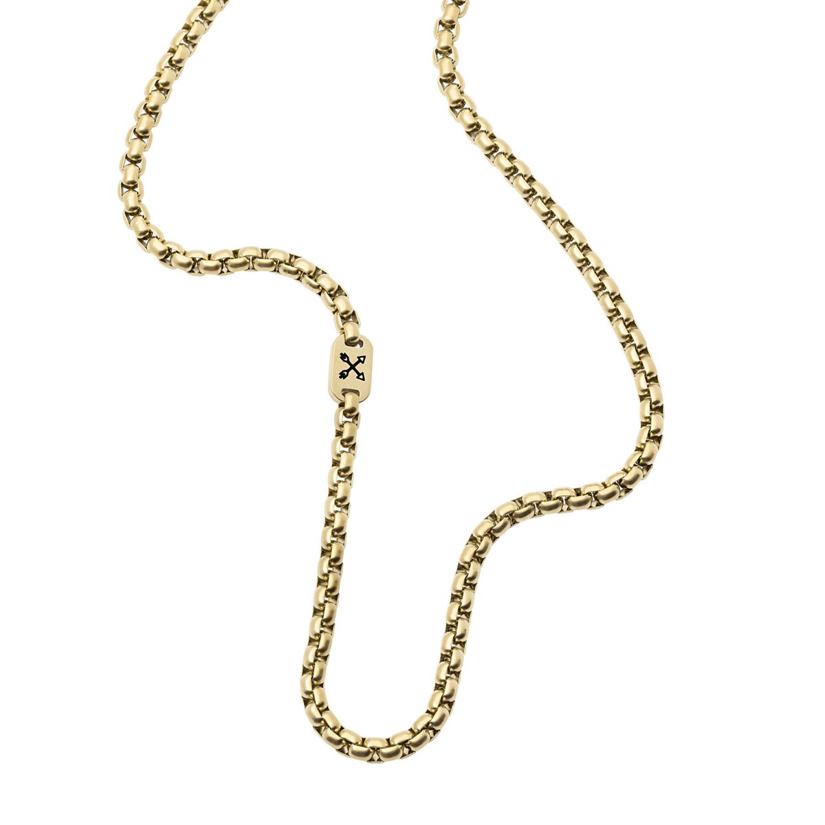 Collier Fossil Adventurer doré