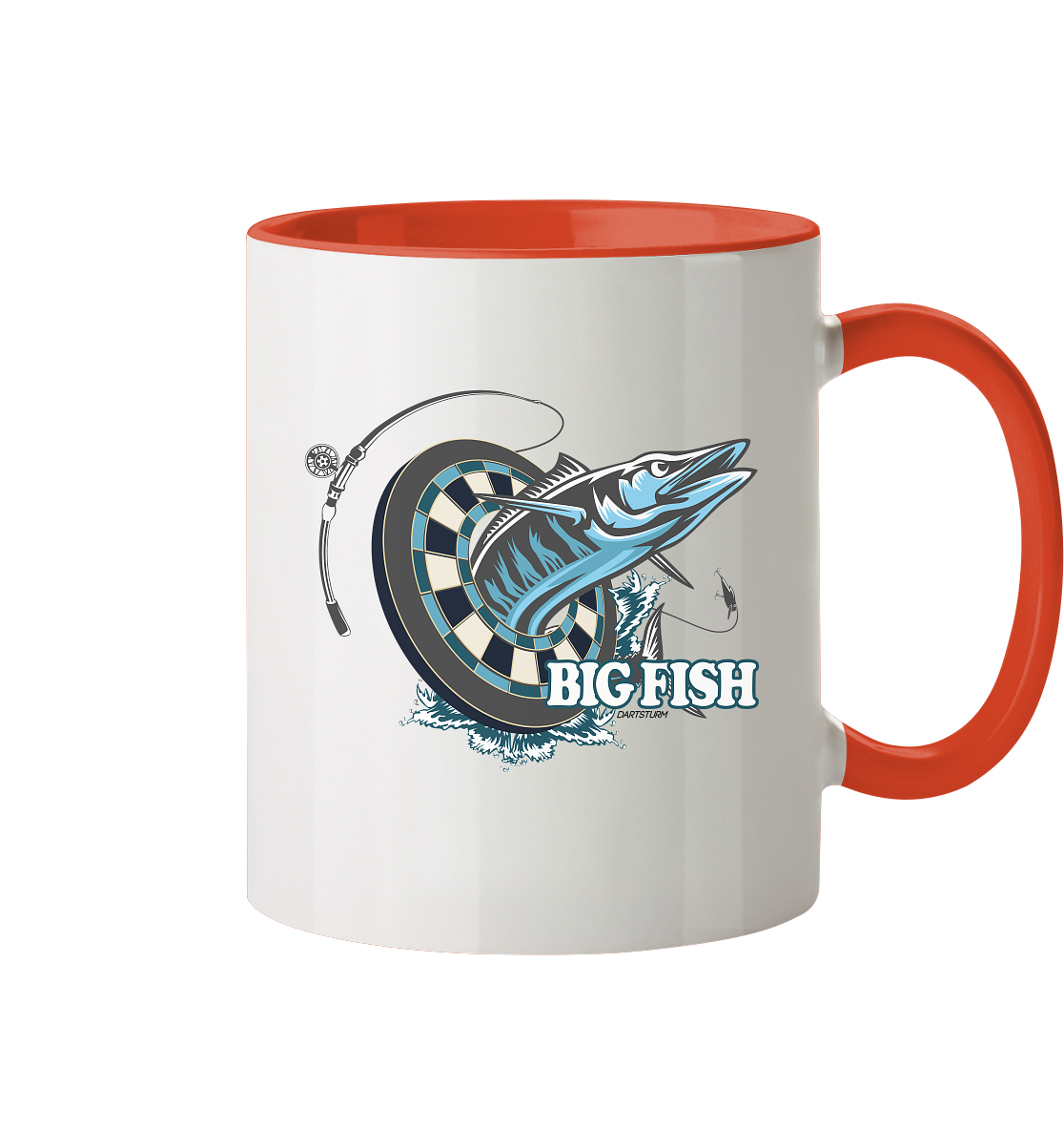 DartSturm - Big Fish - Tasse zweifarbig