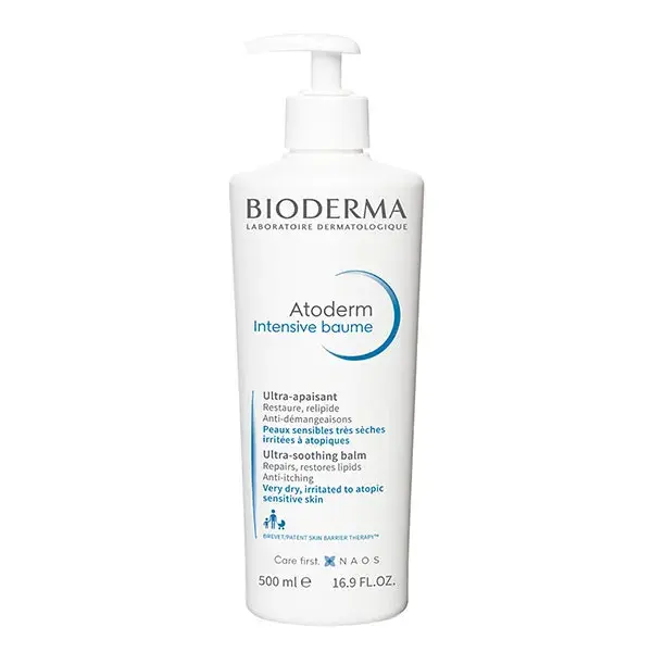 Bioderma Atoderm Bálsamo Reparador Intensivo para Pele Seca, Eczema e Pele Atópica 500ml