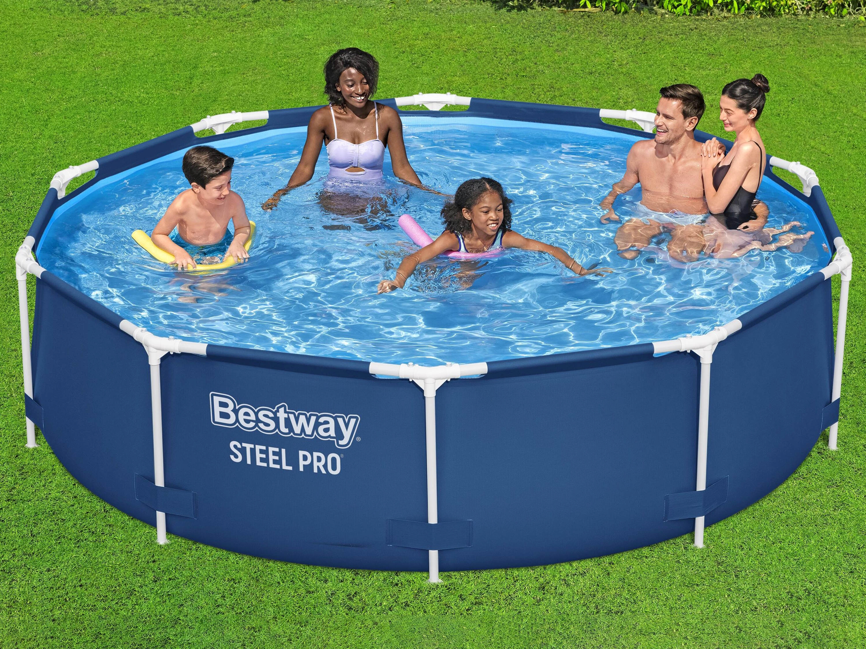 Bestway Pool Set dunkelblau 305 x 76 cm