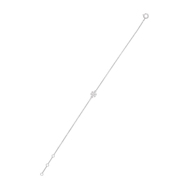 Bracelet chaine Or Blanc 