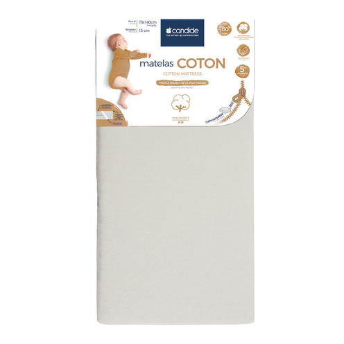 Matelas Coton écru 70x140 cm - CANDIDE