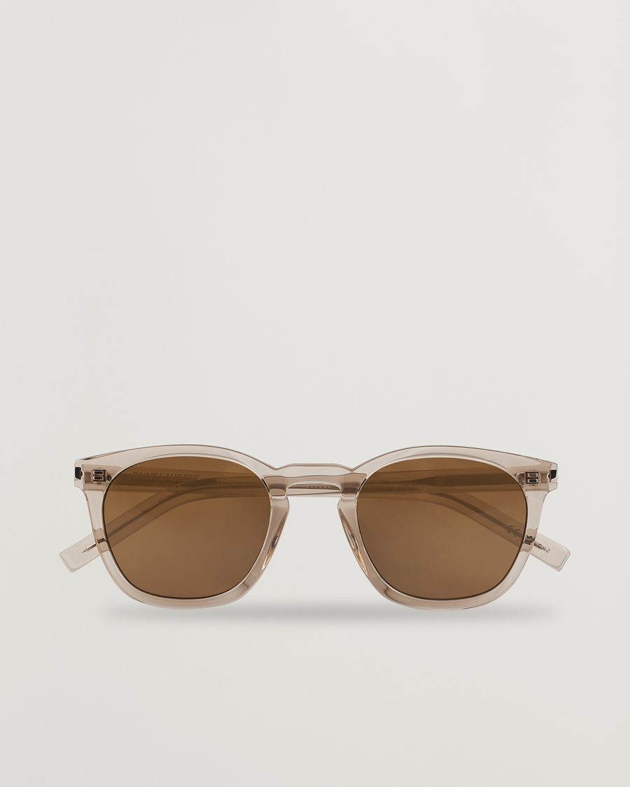 Saint Laurent SL 28 Sunglasses Beige