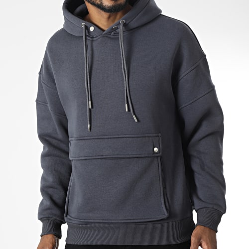 Sweat Capuche OTS 14 Gris Anthracite