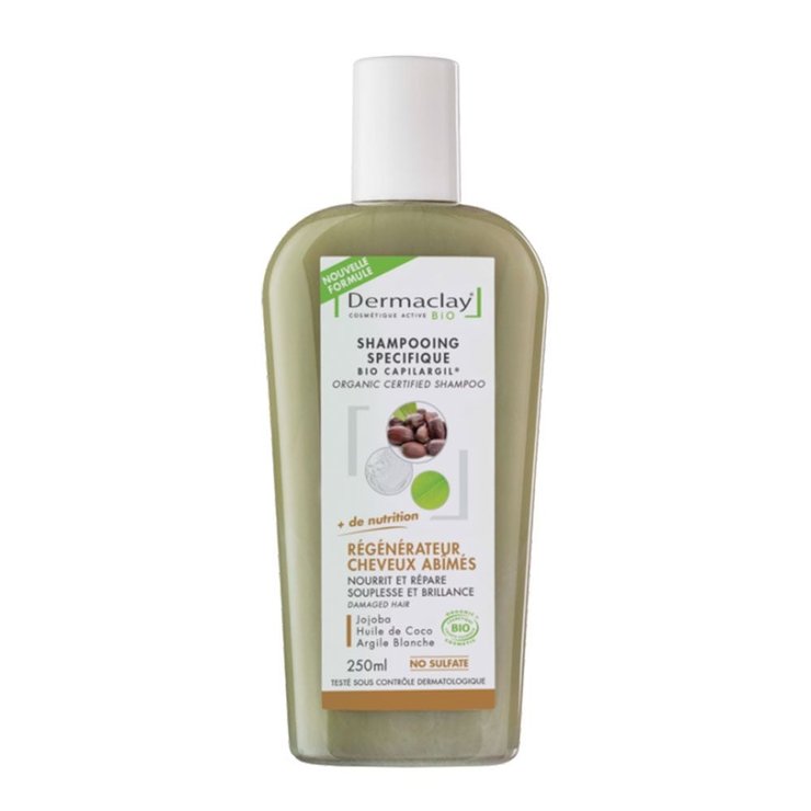 Shampooing Spécifique Bio Capilargil 250ml Regenerateur Cheveux Abîmés Dermaclay