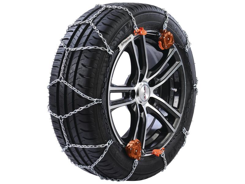 Weissenfels Stahlschneekette Attiwa Clack & Go 14 Schneekette mit zwei automatischen Spannungsvorrichtungen