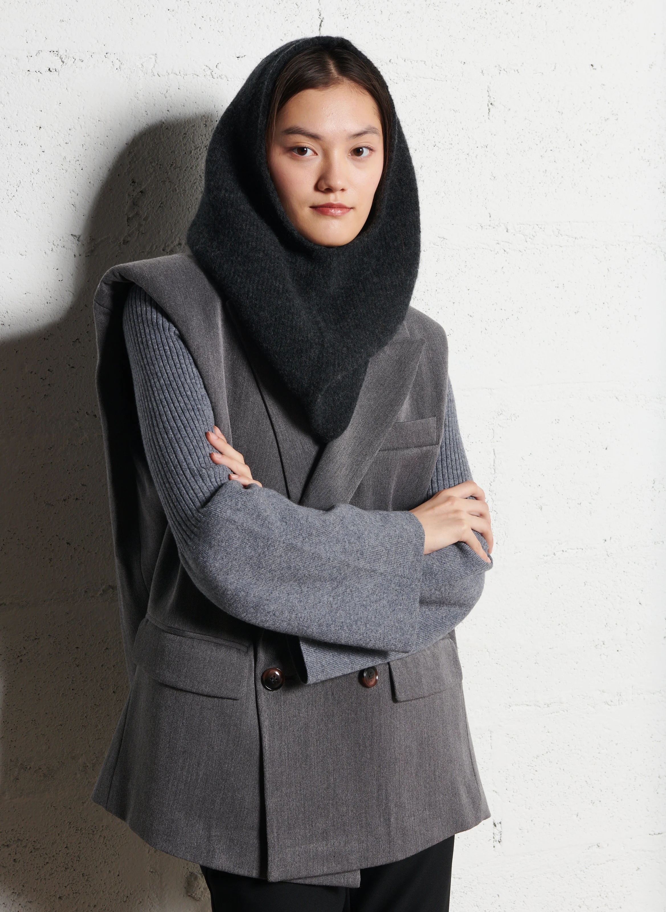 VOROS - Veste de tailleur| Gris