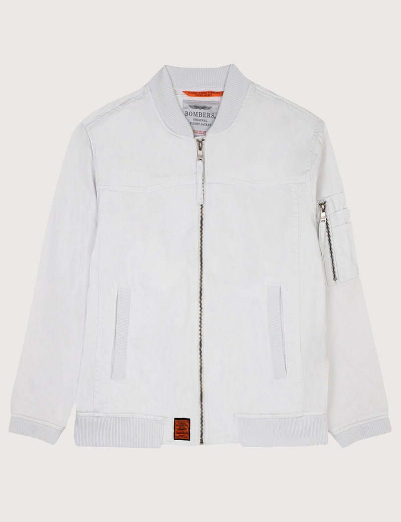 BOMBERS ORIGINALS BOMBERS FEMME DENIM BLANC CELESTE