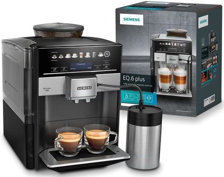 Siemens EQ6 plus s800 - Volautomatische Koffiemachine - Zwart