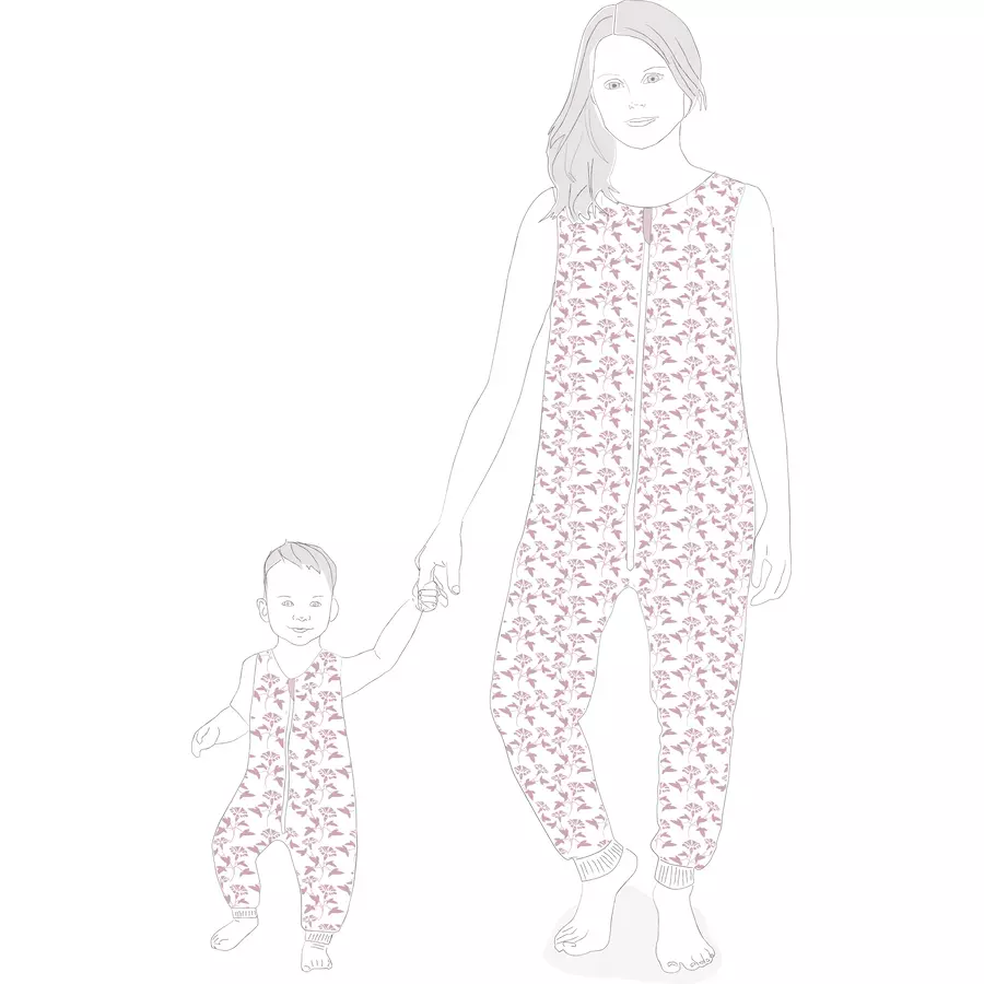Alvi® Sleep-Overall Light MAMA Liebe Petit Fleurs