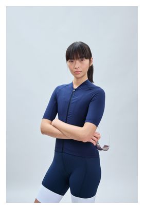Maillot Manches Courtes Femme Poc Raceday Turmaline Bleu Marine