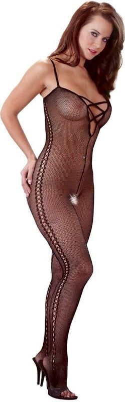 Mandy Mystery - Catsuit - Spannend Visnet - Met Veter Ontwerp