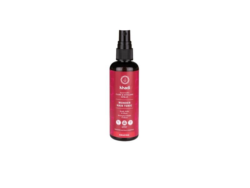 khadi Haartonic Wonder Hair 100 ml Haartonic mit ayurvedischen Kräutern für natürliche Spannkraft, lebendiges Volumen und strahlenden Glanz