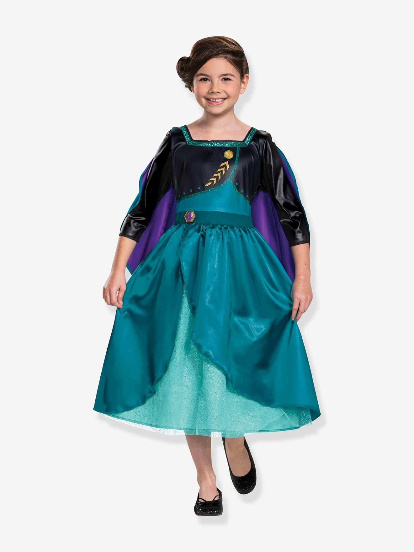 Fantasia de Anna, Rainha da Neve II, disfarce clássico de violeta