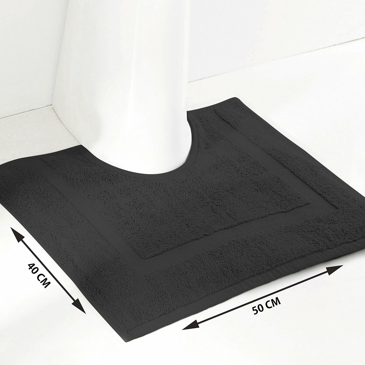 LA REDOUTE INTERIEURS<br>Tapete de banho para vaso sanitário/lavatório 700 g/m², Scenario