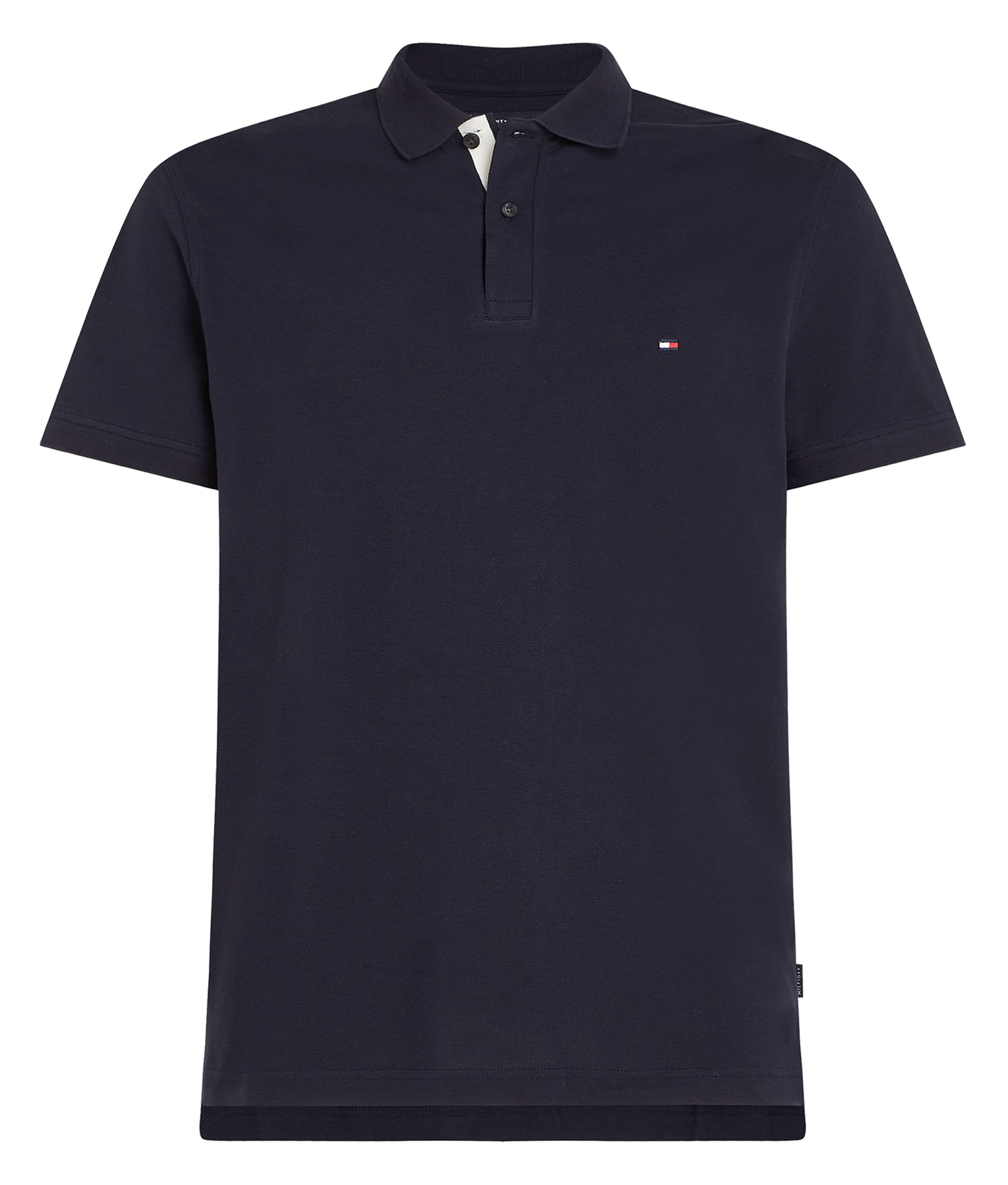 Polo droit en coton | Bleu
