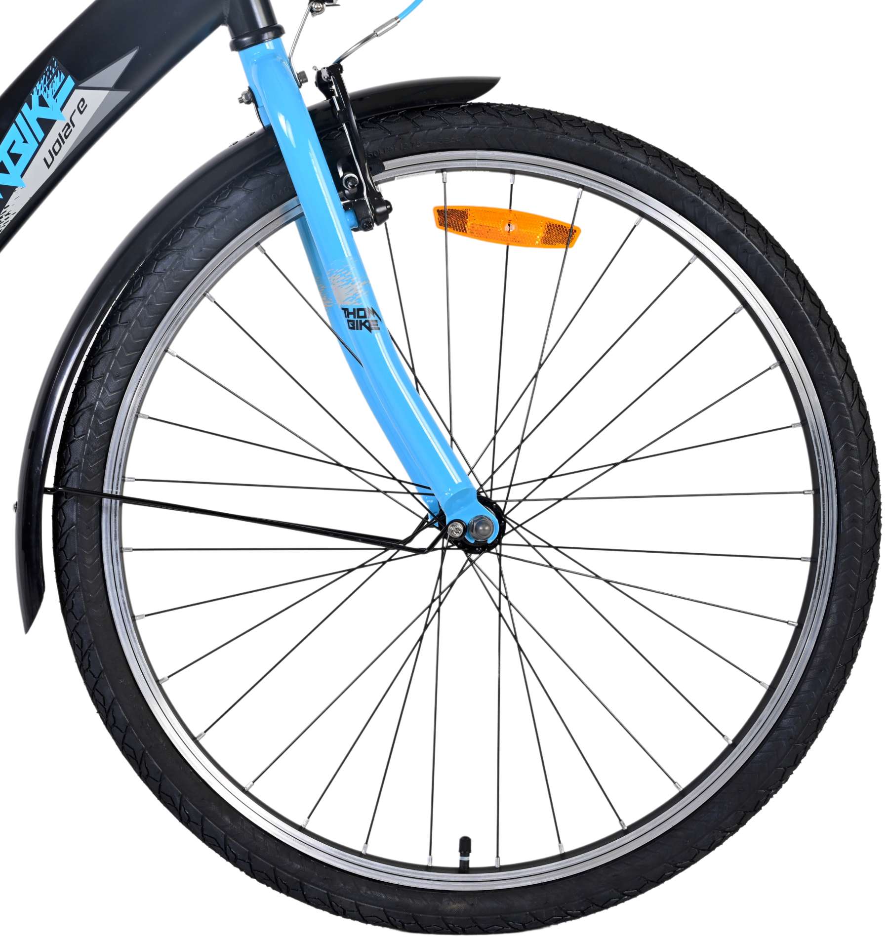 Kinderfahrrad Thombike für Jungen 26 Zoll Kinderrad in Schwarz Blau