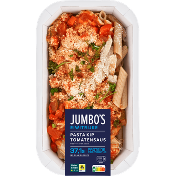 Jumbo's Eiwitrijke Pasta Kip Tomatensaus 475 g