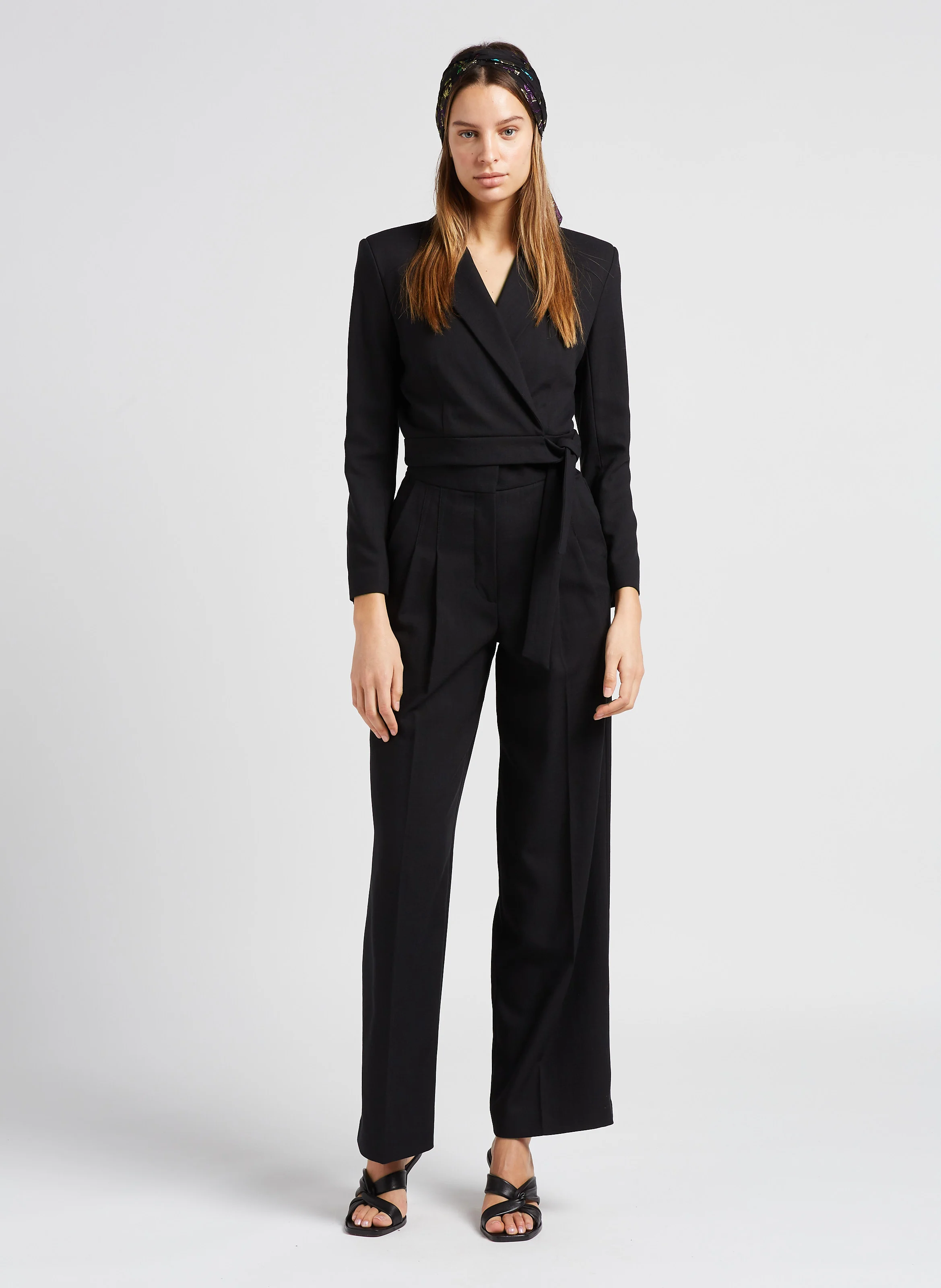 EDWIN - Pantalon large taille haute | Noir
