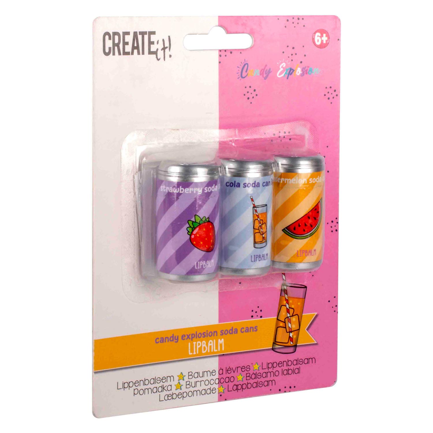 Create it! Candy Explosion Lippenbalsem, 3st.