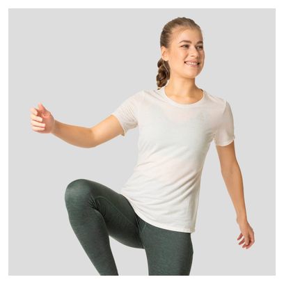 Maillot Manches Courtes Femme Odlo Active 365 Linencool Blanc