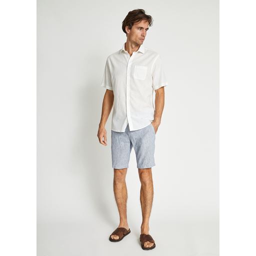 Bruun & Stengade Buris Shorts, Navy/White, 33