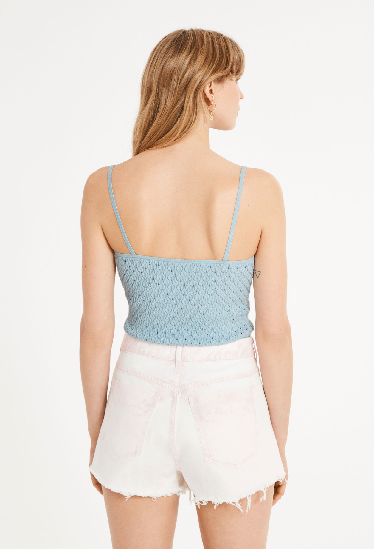 Debardeur en maille fantaisie