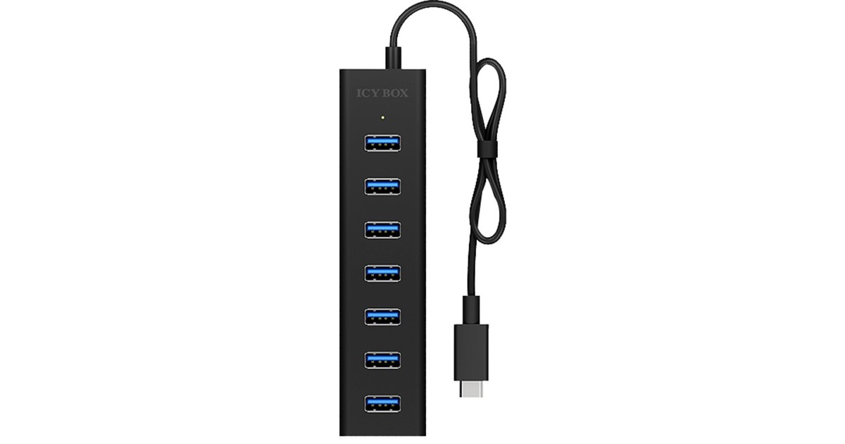 ICY BOXIB-HUB1700-C3 usb-hub  (Zwart)