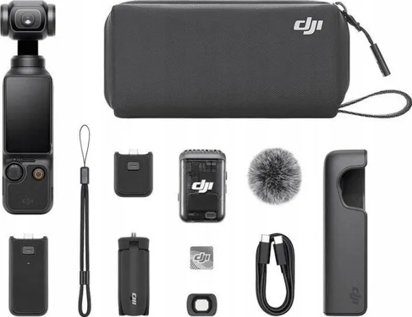 DJI Osmo Pocket 3 - Creator Combo - action-kamera - 4K / 60 fps - 9.4 MP - Wi-Fi, Bluetooth