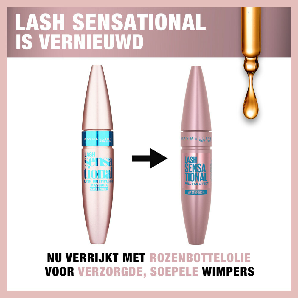 Maybelline Lash Sensational Mascara Waterproof Very Black