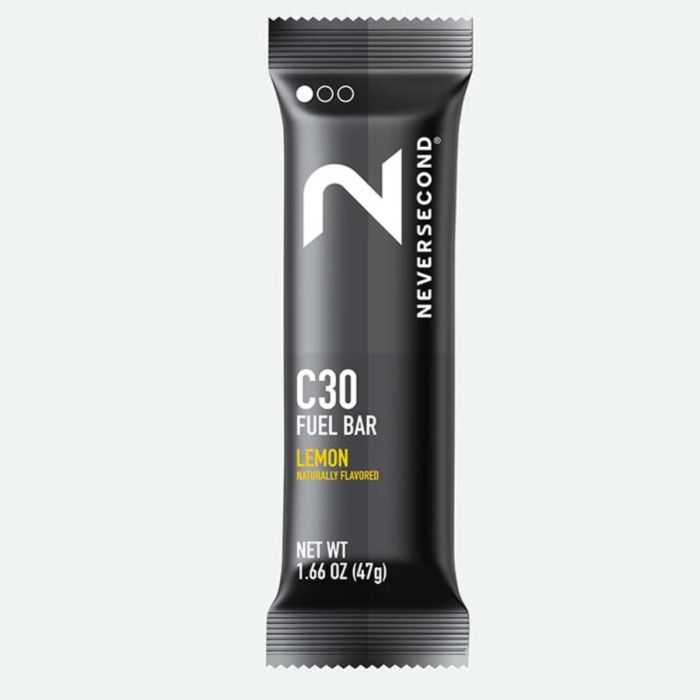 NeverSecond Unisex Energi-barer C30 Fuel Bar Lemon- 12 Servings Sort