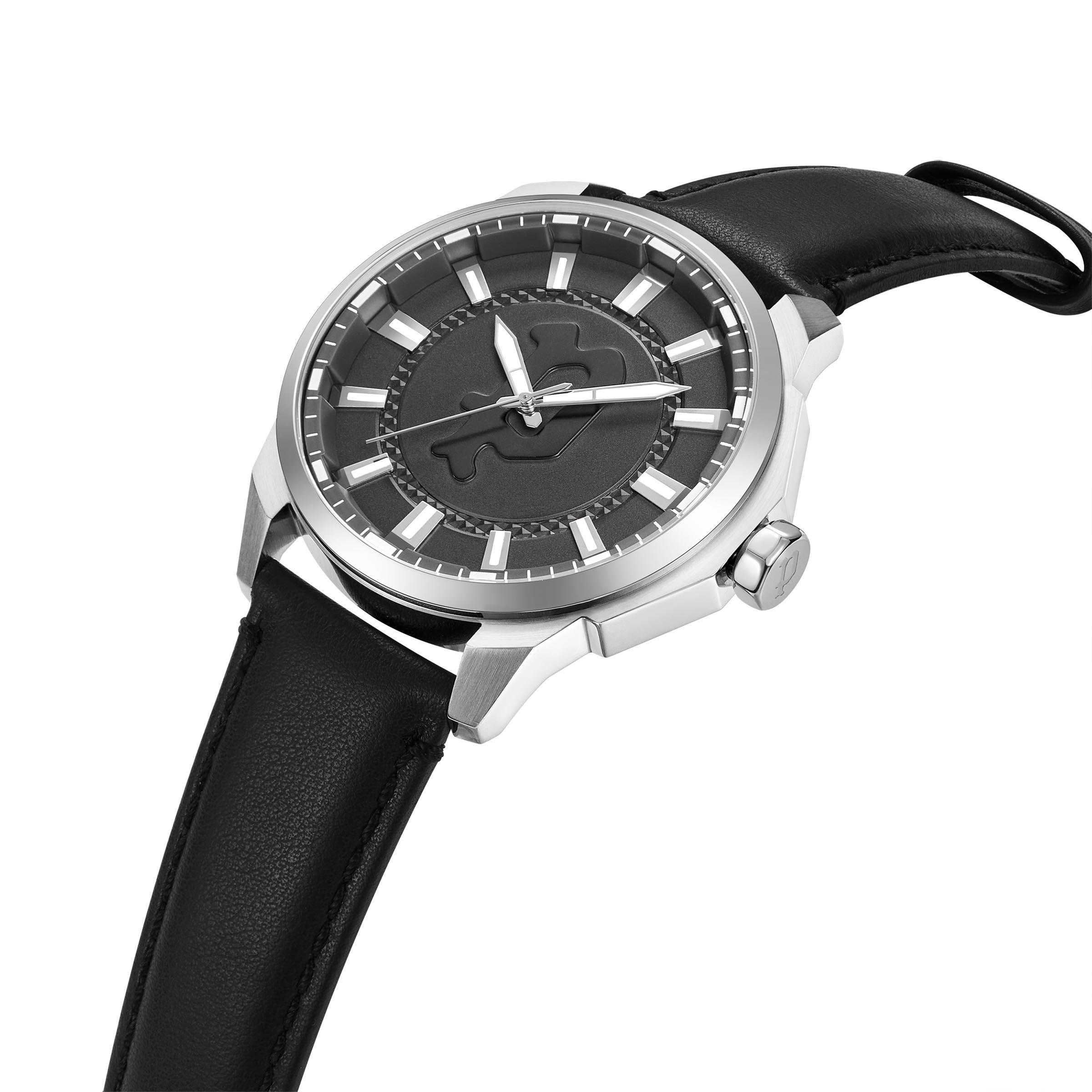 Police Leather Strap Analogue Watch