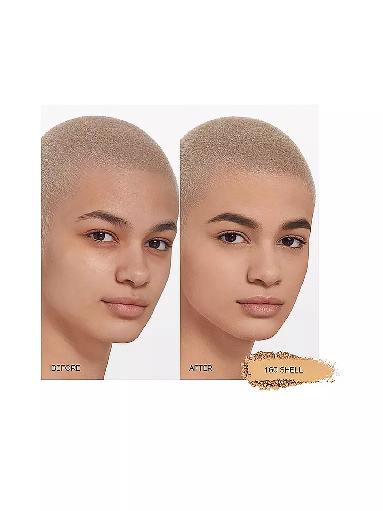 SHISEIDO Synchro Skin Self-Refreshing Custom Finish Powder Foundation (160 Shell) beige