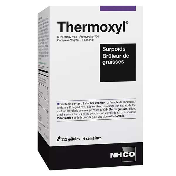 NHCO Thermoxyl, queimador de gordura para sobrepeso, 112 cápsulas.
