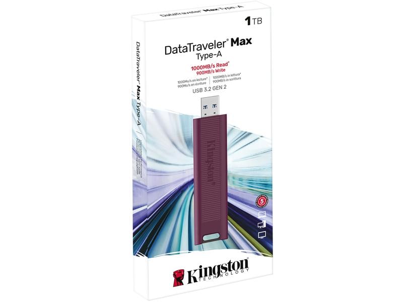 Kingston USB-Stick DataTraveler Max 1024 GB Flash-Laufwerk mit Schlüsselringöse