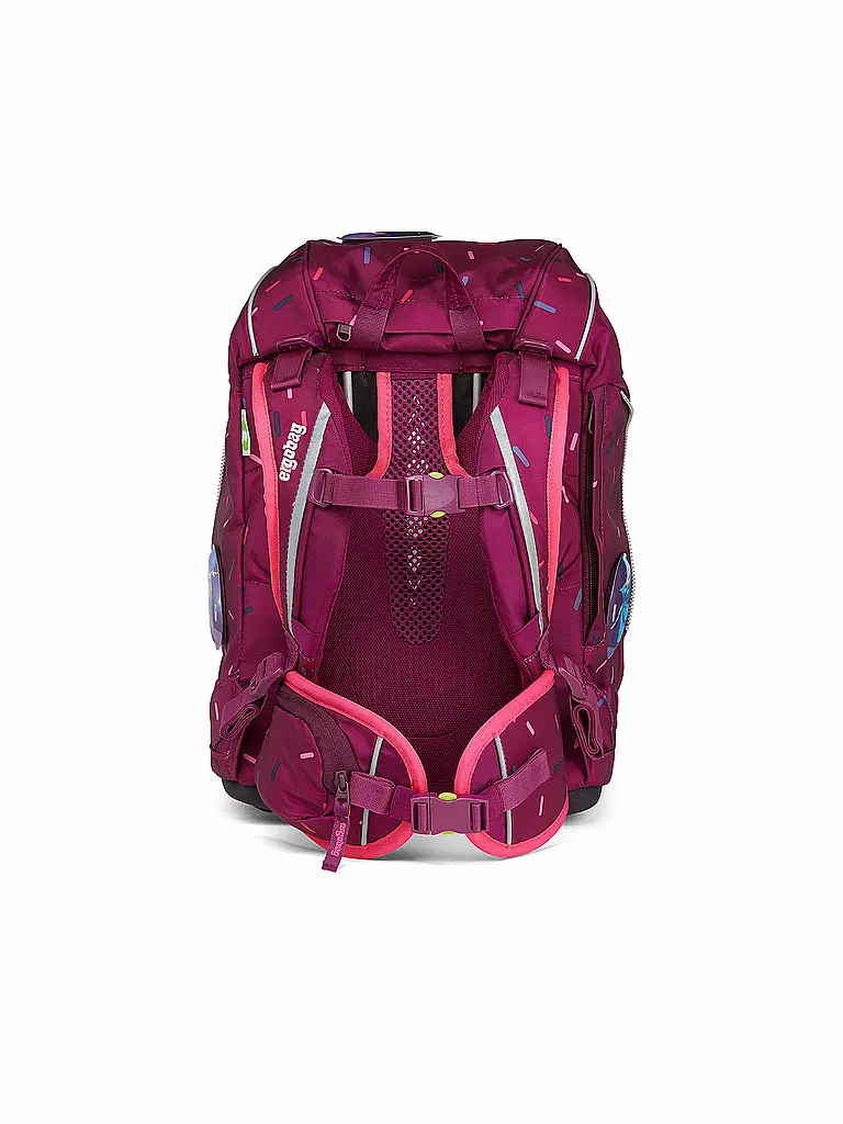 ERGOBAG Schultaschen Set 6 tlg. Pack - Der NussknackBär beere
