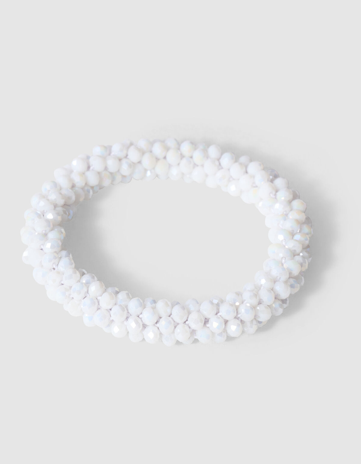 Beaded Armband Wit