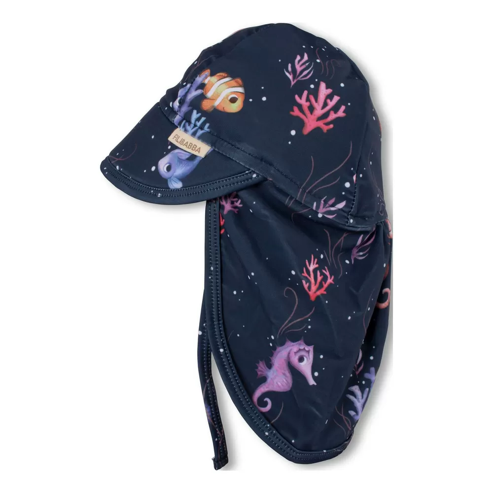 Filibabba Lykke - UV-solhat 1-3 år - Rainbow Reef - 1 stk.
