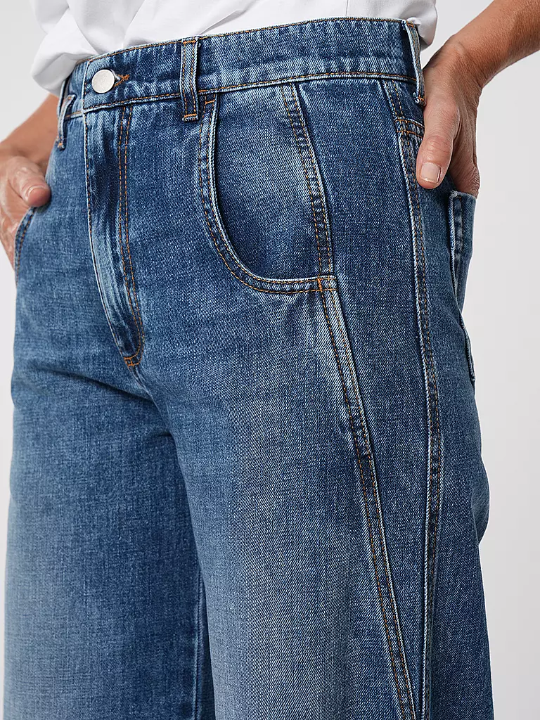 TELA Jeans Wide Leg TABACCO blau