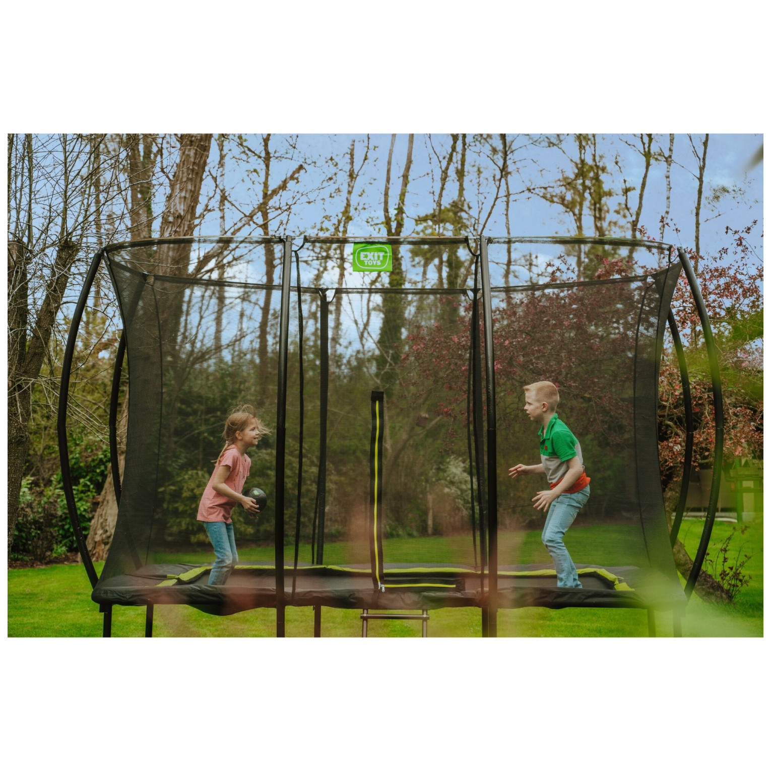 EXIT Silhouette trampoline 244x366cm - zwart