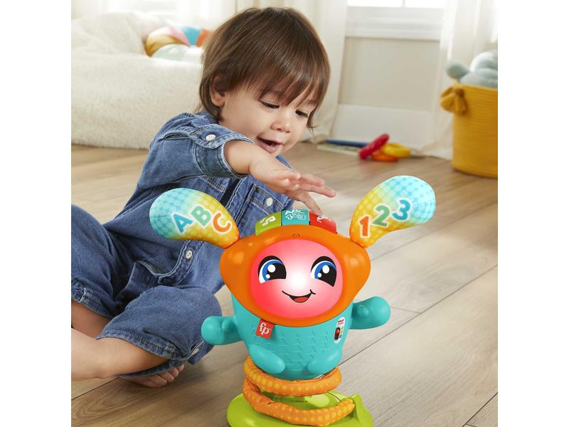 Fisher-Price Musikspielzeug DJ Hüpfi Lernspielzeug mit Licht und Sound