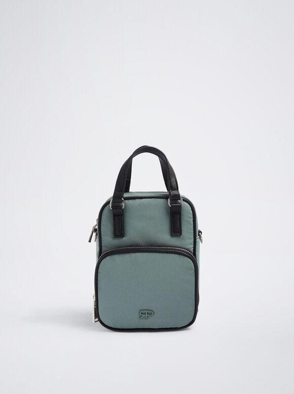 Bolsa de ombro em nylon - Verde