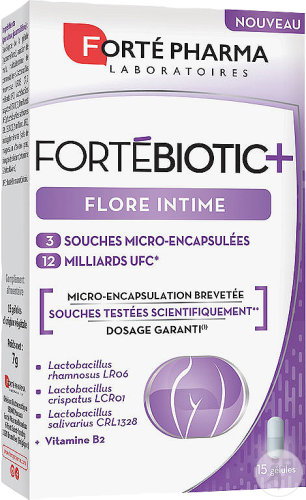 Forté Pharma FortéBiotic+ Flore Intime 15 Gélules
