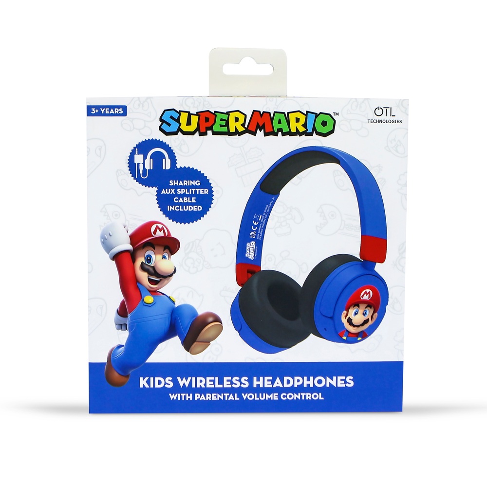 Super Mario kabellose Bluetooth-Kopfhörer für Kinder