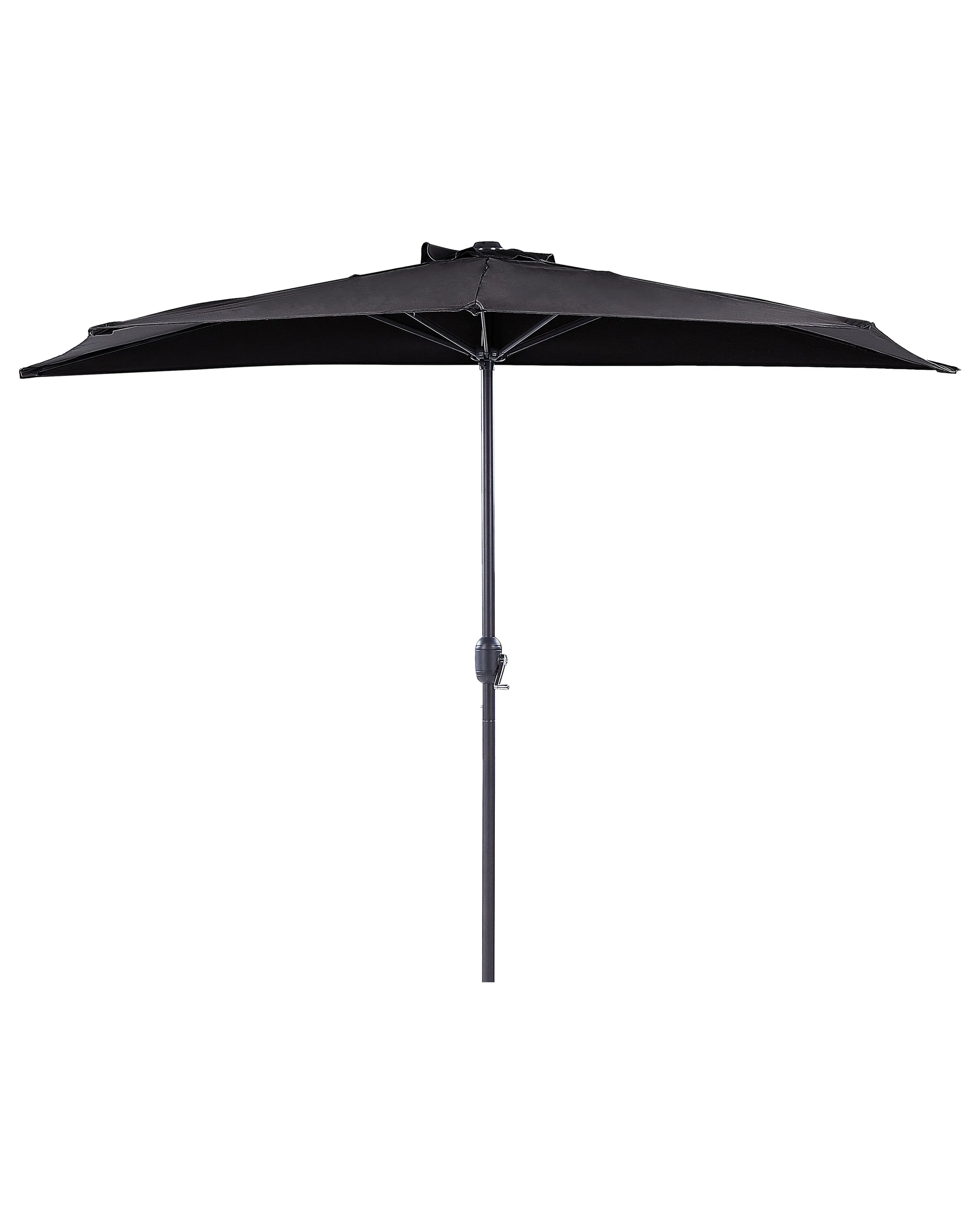 Halfronde parasol 270 cm GALATI Zwart